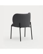 2 sedie Mogi 60107 grigio scuro - 59x56x49/81cm