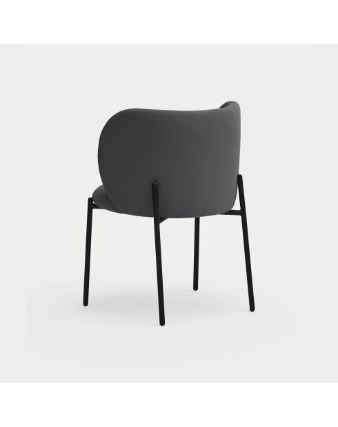 2 Mogi Stühle 60107 dunkelgrau - 59x56x49/81cm