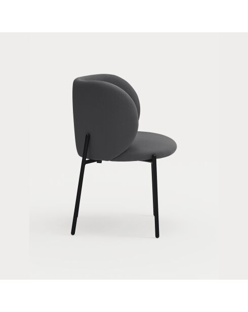 2 Mogi Stühle 60107 dunkelgrau - 59x56x49/81cm