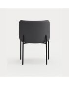 2 sedie Mogi 60107 grigio scuro - 59x56x49/81cm