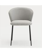2 sillas Add 60000 gris claro - 56x58x48/81cm
