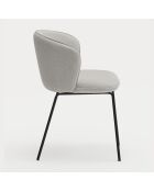 2 sillas Add 60000 gris claro - 56x58x48/81cm