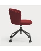 Chaise à roulettes Add 64146 bordeaux - 56x58x48/81cm