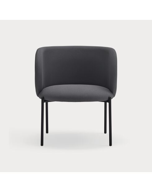Fauteuil Mogi 60107 gris foncé - 60x65x74/44cm
