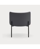 Fauteuil Mogi 60107 gris foncé - 60x65x74/44cm