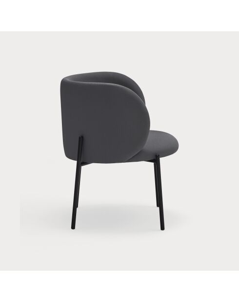 Fauteuil Mogi 60107 gris foncé - 60x65x74/44cm