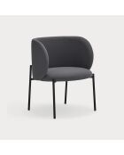 Fauteuil Mogi 60107 gris foncé - 60x65x74/44cm