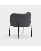 Fauteuil Mogi 60107 gris foncé - 60x65x74/44cm