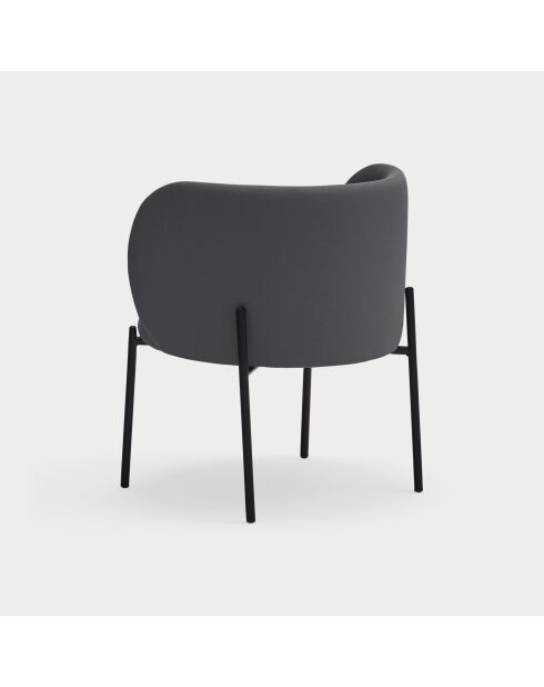 Fauteuil Mogi 60107 gris foncé - 60x65x74/44cm