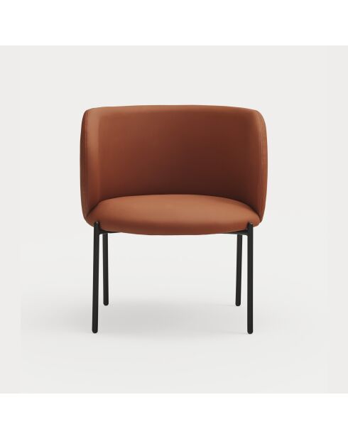 Fauteuil Mogi 107-0035 terracotta - 60x65x74/44cm
