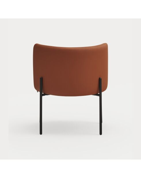 Fauteuil Mogi 107-0035 terracotta - 60x65x74/44cm