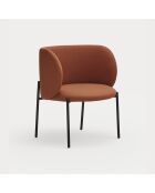Fauteuil Mogi 107-0035 terracotta - 60x65x74/44cm