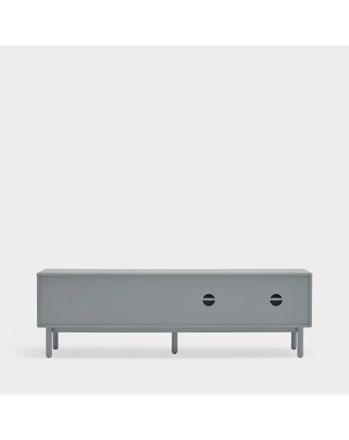 Corvo tv-meubel 2 deuren, 2 laden en 1 parelgrijze nis - 180x40x56cm