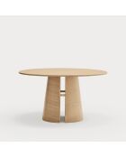 Table ronde Cep naturelle - 137x137x75cm