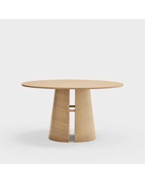 Table ronde Cep naturelle - 137x137x75cm