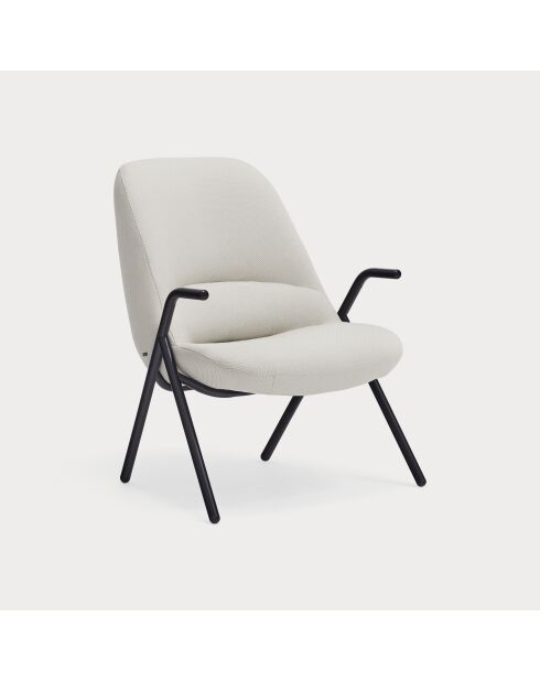 Kleiner Sessel 61200 Dins cremefarben - 78x77x43/93cm