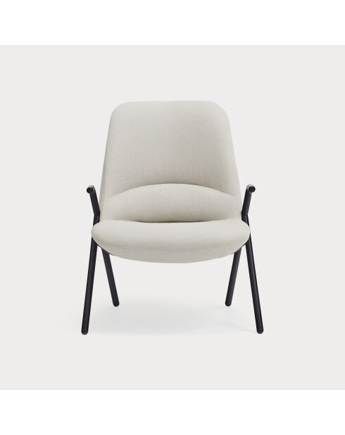 Kleiner Sessel 61200 Dins cremefarben - 78x77x43/93cm