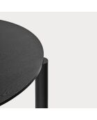 Table ronde Atlas noire - 125.3x120x75.2cm