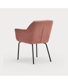 2 chaises Sadira corail - 65x66,5x85cm