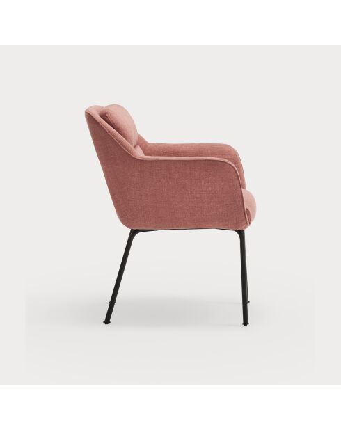 2 chaises Sadira corail - 65x66,5x85cm