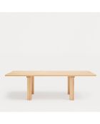 Table rectangulaire Banda  naturelle - 260x100x75cm