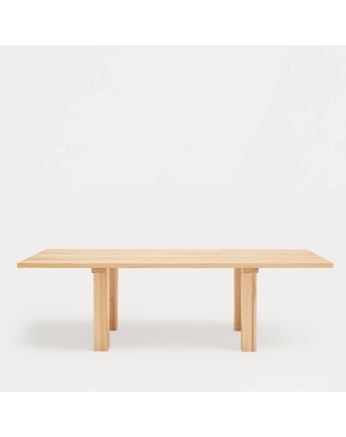 Table rectangulaire Banda  naturelle - 260x100x75cm