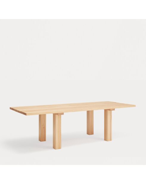 Table rectangulaire Banda  naturelle - 260x100x75cm