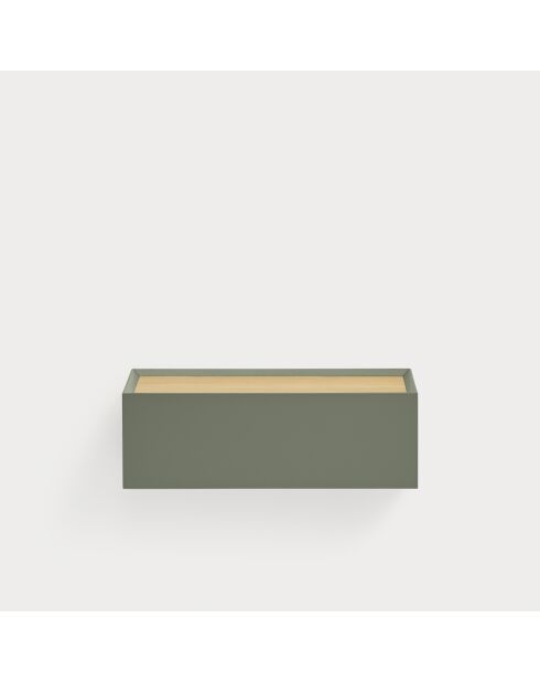 Comodino Arista 1 cassetto verde - 50x35x16cm