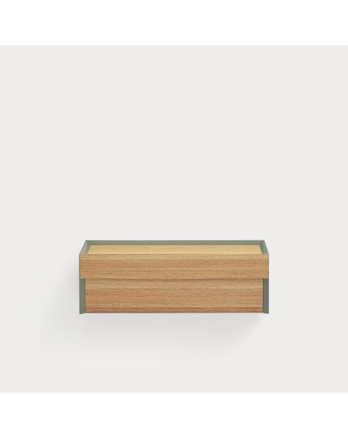 Comodino Arista 1 cassetto verde - 50x35x16cm