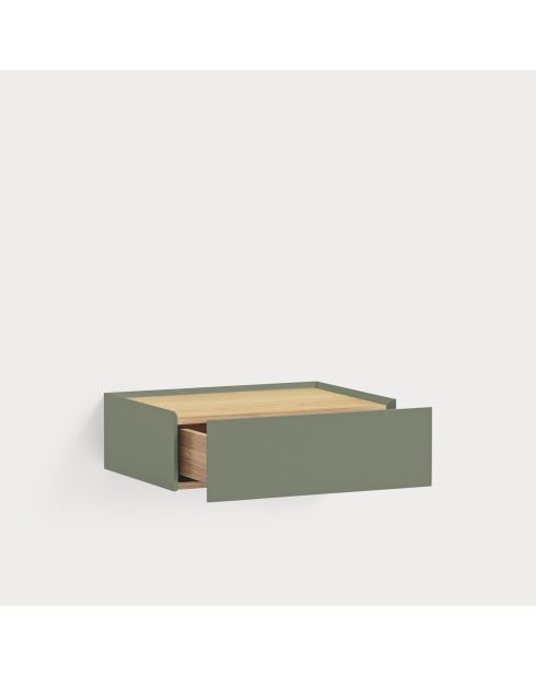 Comodino Arista 1 cassetto verde - 50x35x16cm