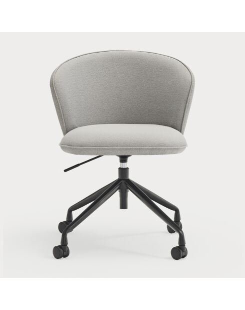 Chaise à roulettes Add 60000 gris clair  - 56x58x48/81cm