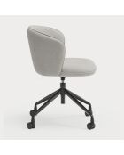 Chaise à roulettes Add 60000 gris clair  - 56x58x48/81cm