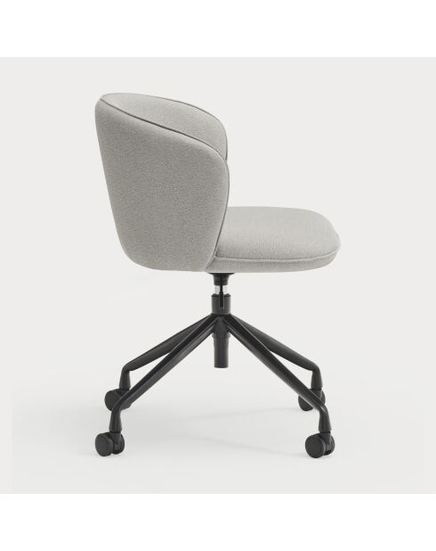 Chaise à roulettes Add 60000 gris clair  - 56x58x48/81cm