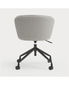 Chaise à roulettes Add 60000 gris clair  - 56x58x48/81cm