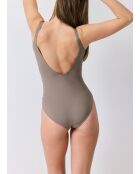 Costume da bagno intero beige Atlan