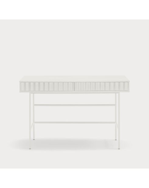 Sierra Schreibtisch 2 Schubladen weiß - 120x60x76cm