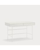 Sierra Schreibtisch 2 Schubladen weiß - 120x60x76cm