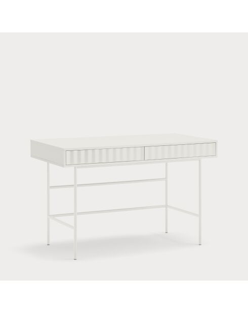 Sierra Schreibtisch 2 Schubladen weiß - 120x60x76cm