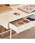 Sierra Schreibtisch 2 Schubladen weiß - 120x60x76cm