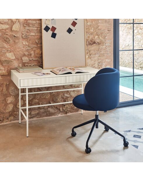 Sierra Schreibtisch 2 Schubladen weiß - 120x60x76cm