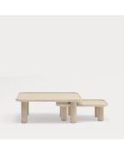 Set Nisttisch, naturklar, 79/64x79/49x30,4/22,4 cm