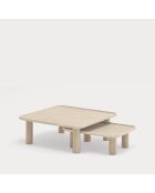 Set Nisttisch, naturklar, 79/64x79/49x30,4/22,4 cm