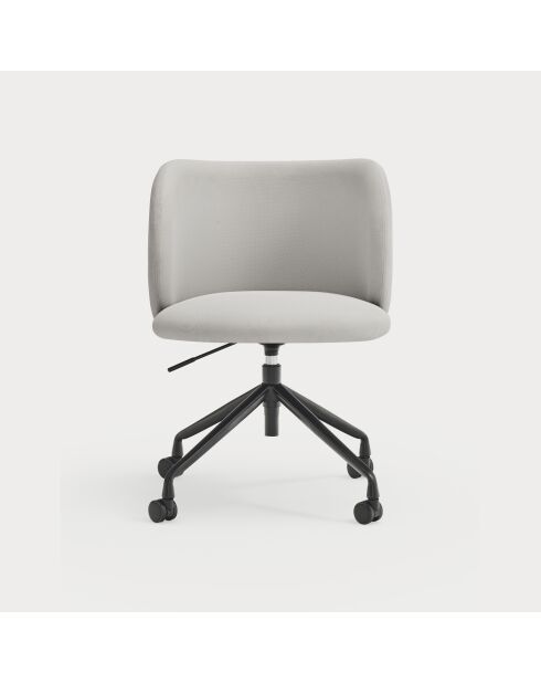 Chaise à roulettes Mogi 60105 gris clair  - 59x56x49/81cm