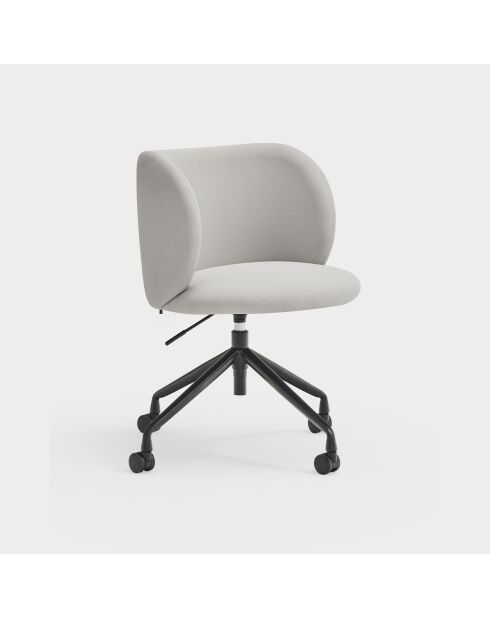 Chaise à roulettes Mogi 60105 gris clair  - 59x56x49/81cm