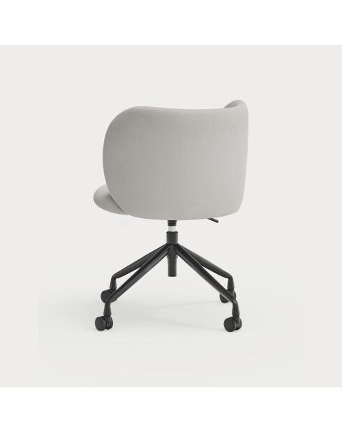 Chaise à roulettes Mogi 60105 gris clair  - 59x56x49/81cm