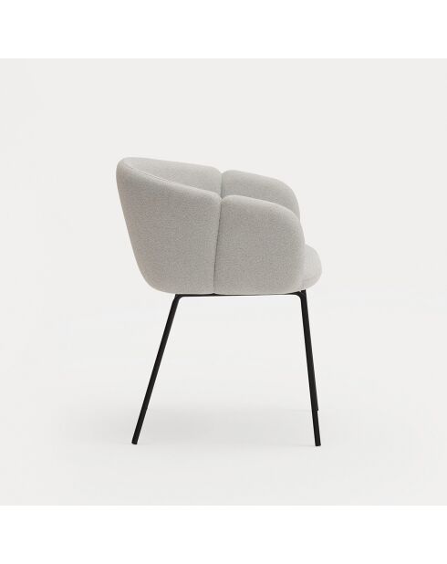 2 sedie con braccioli Add 60000 grigio chiaro - 56x58x48/81cm