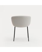 2 sedie con braccioli Add 60000 grigio chiaro - 56x58x48/81cm