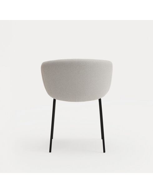 2 sedie con braccioli Add 60000 grigio chiaro - 56x58x48/81cm
