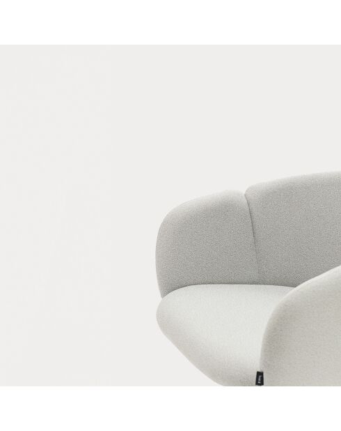 2 sedie con braccioli Add 60000 grigio chiaro - 56x58x48/81cm