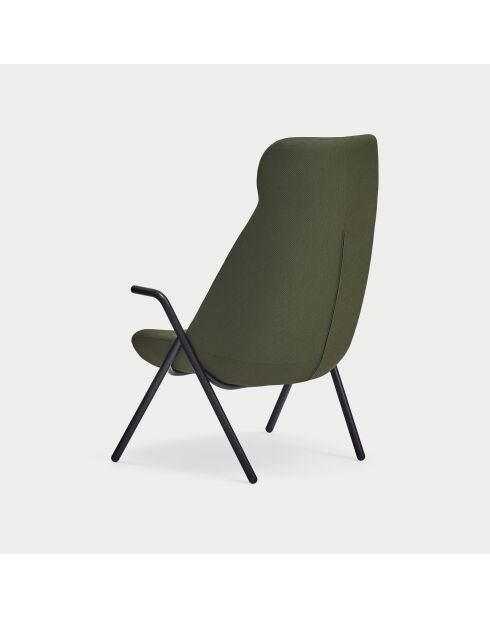 Großer Sessel 68226 Dins dunkelgrün - 78x80x43/116cm